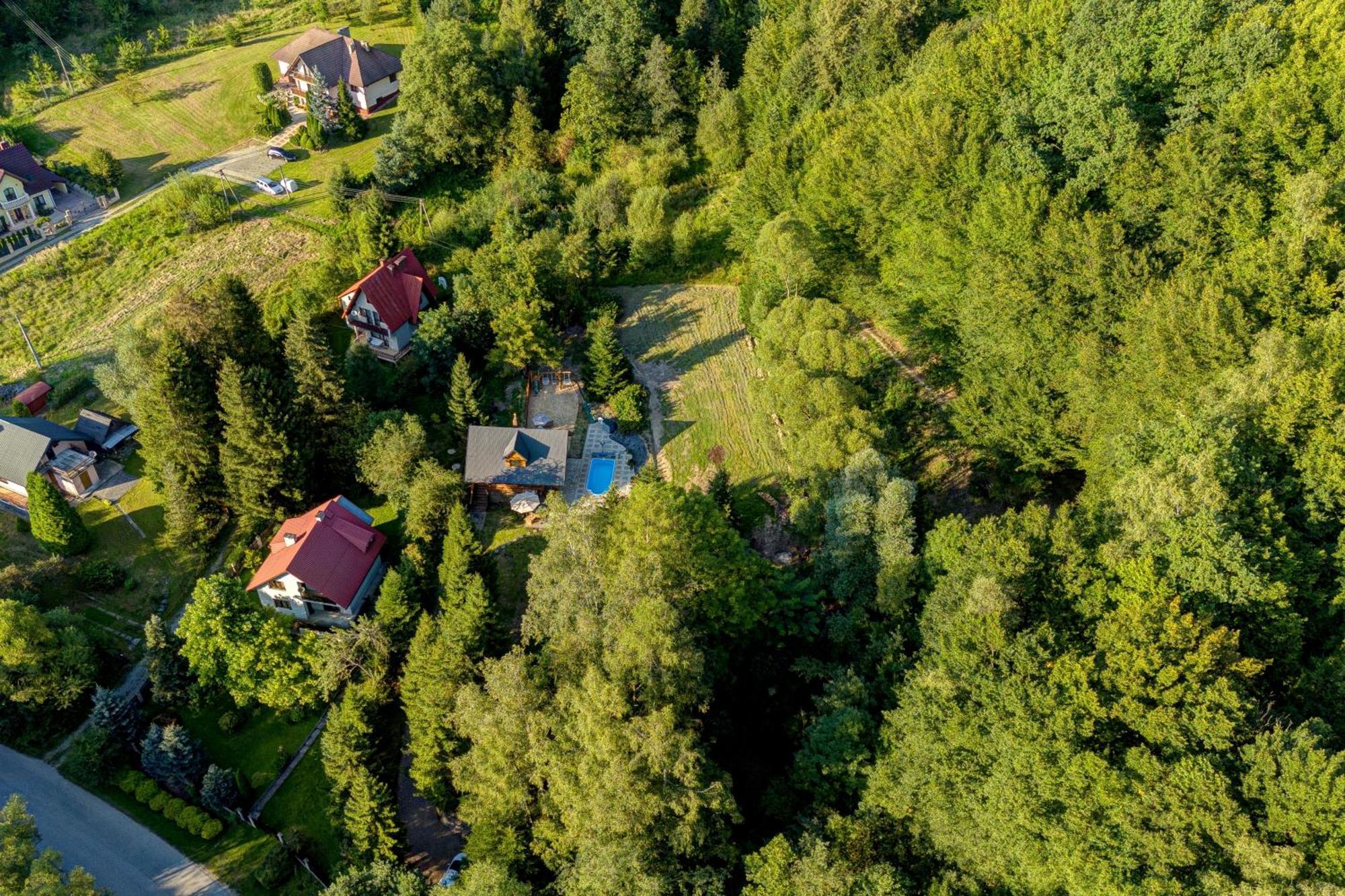 Polana Slowikowa 5 Star- Domek W Gorach Z Jacuzzi, Sauna,Basen,Ogrod Z Lasem, Kominek I Narty Stroza  Экстерьер фото