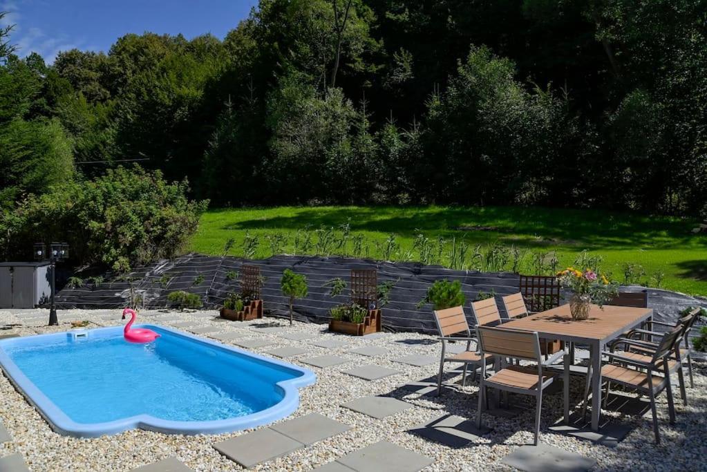 Polana Slowikowa 5 Star- Domek W Gorach Z Jacuzzi, Sauna,Basen,Ogrod Z Lasem, Kominek I Narty Stroza  Экстерьер фото