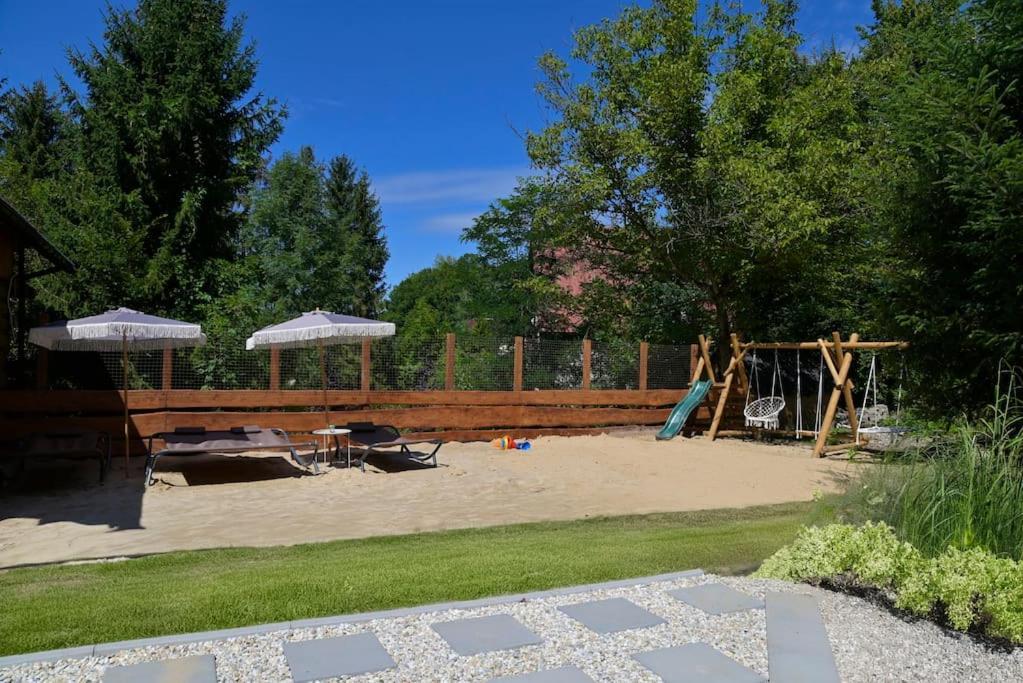 Polana Slowikowa 5 Star- Domek W Gorach Z Jacuzzi, Sauna,Basen,Ogrod Z Lasem, Kominek I Narty Stroza  Экстерьер фото